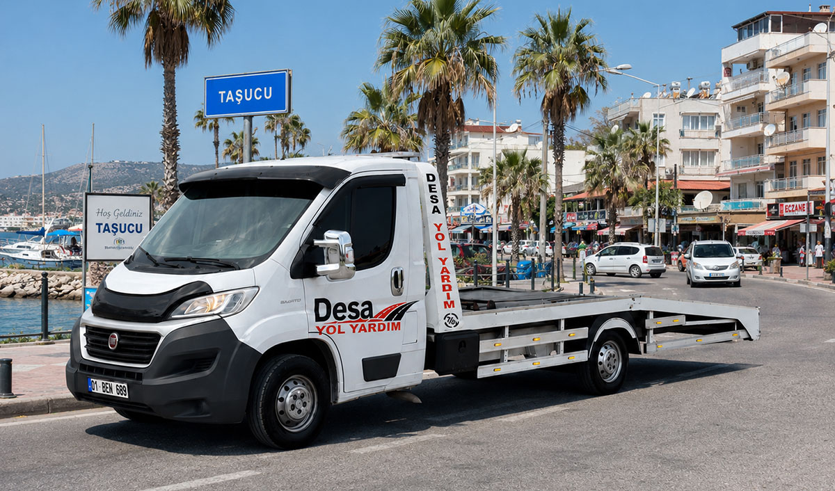 Mersin oto çekici kaza sonrası araç kurtarma hizmeti